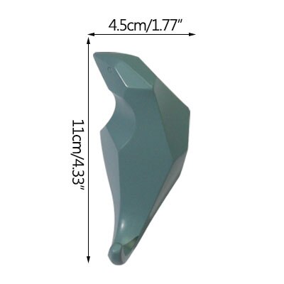 Hook Storage Decorative Clothes Hook Household Bird Storage Hanger Hat Hook Wall Hanging Porch Wall Hanging Key Hooks: Blue-b