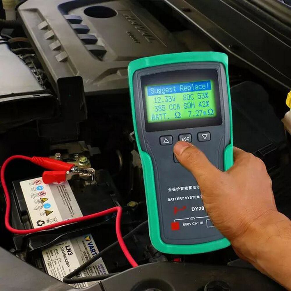 12V Car Battery System Tester Capacity Maximum Electronic load Battery Cranking Charge Test Test Digital Diagnostic Tool