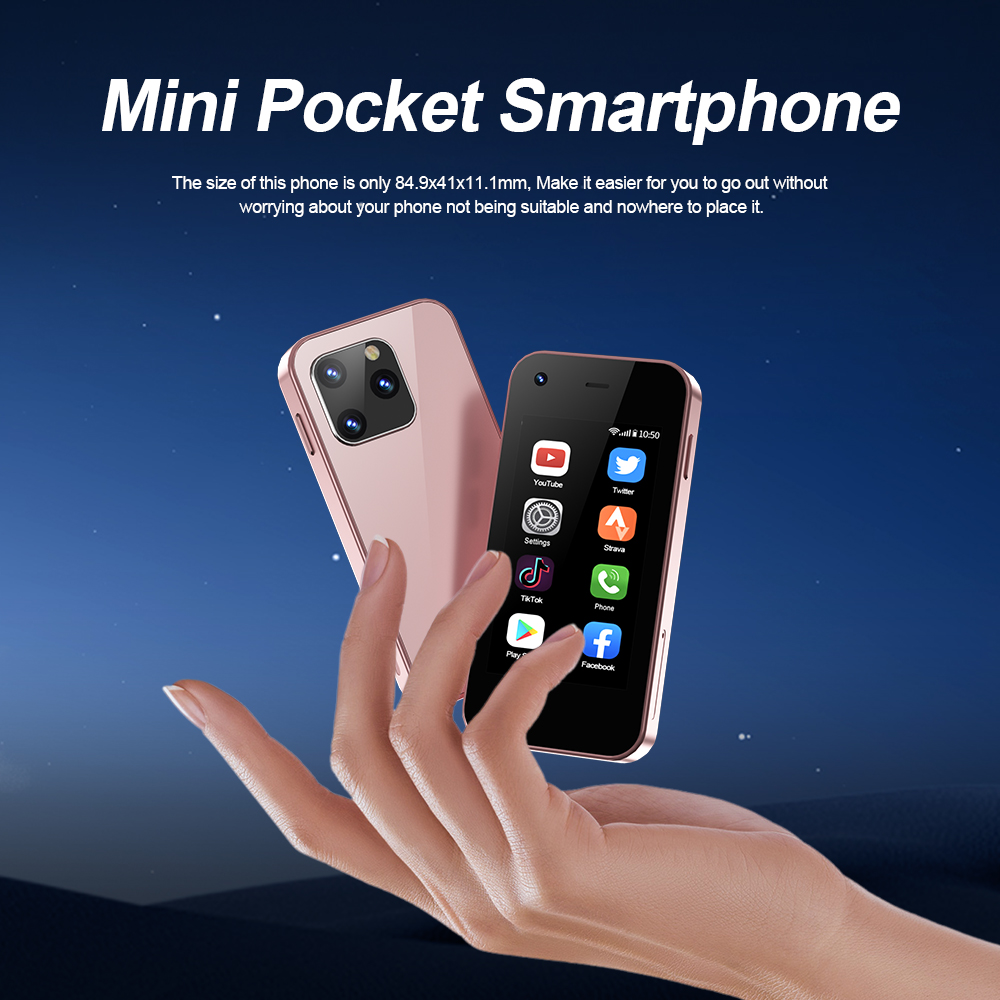 SERVO König5000 Mini-Smartphone 3G-Netzwerke Dual Nano SIM Android 9.0 System 16 GB Rom 2,5'' Bildschirm abspielen Geschäft Tasche Smartphones