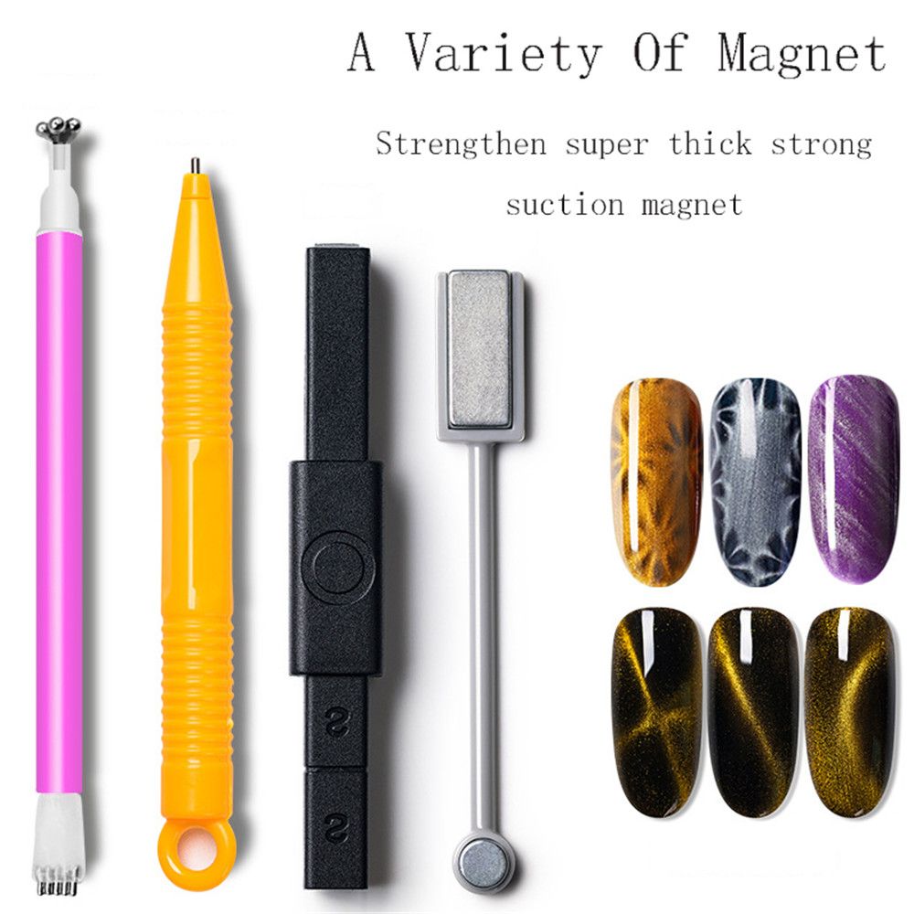 Multi-function for UV Gel Line Strip 9D Effect Strong Magnet Magnetic Nail Art Stick Magnet Board Cat Magnetic Stick