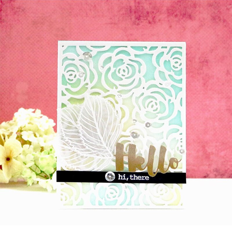 Rose Bloemen Lagen Plaat Metalen Stansmessen Stencil voor DIY Scrapbooking Fotopapier Kaarten Maken Decoratieve Ambachten