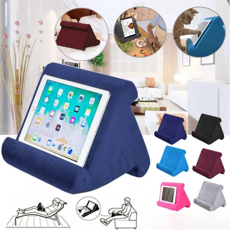 Soporte de almohada para tableta, soporte multifunción para teléfono y tableta, cojín para IPad, soporte para teléfono móvil y portátil, soporte para cama y tableta