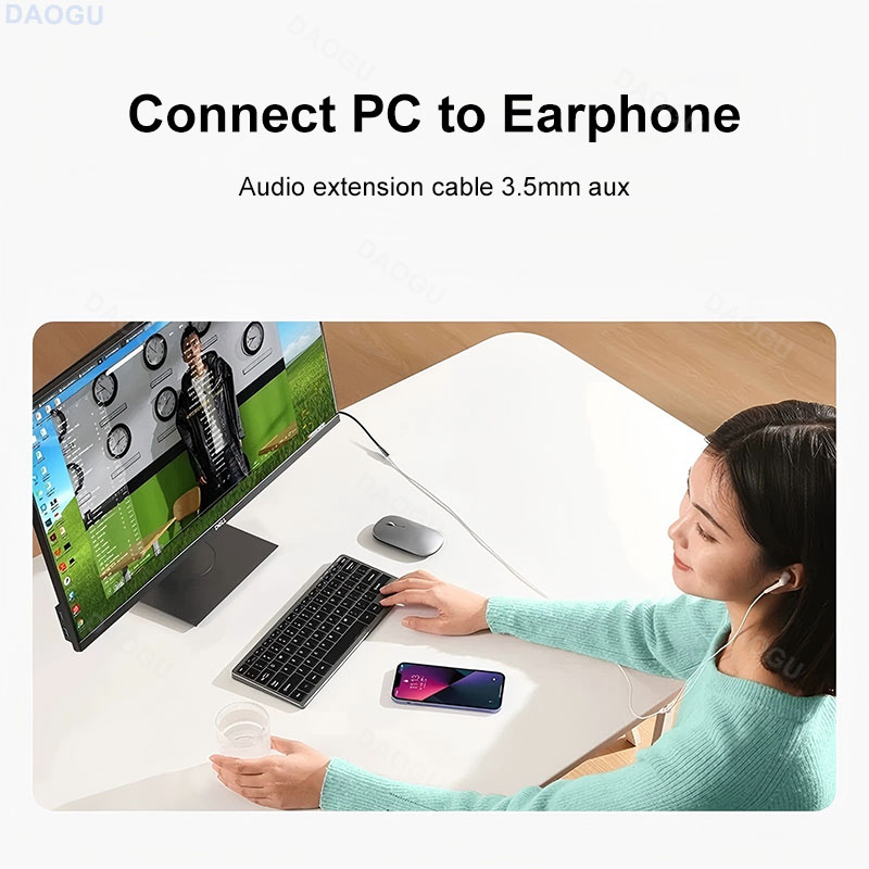 Wysokiej jakości przedłużacz audio 3,5 mm Jacek Aux męnarty na żeńnarty Hifi robić PC Laptopa Telefonu Samochodowego Głośnika Kabel 3 5 mm