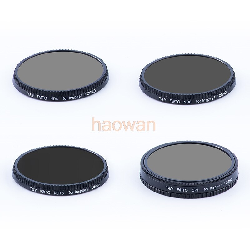 Wtianya cpl + nd4 + nd8 + nd16 densité neutre nd lentille filtre kit protecteur pour DJI inspire 1/osmo caméra