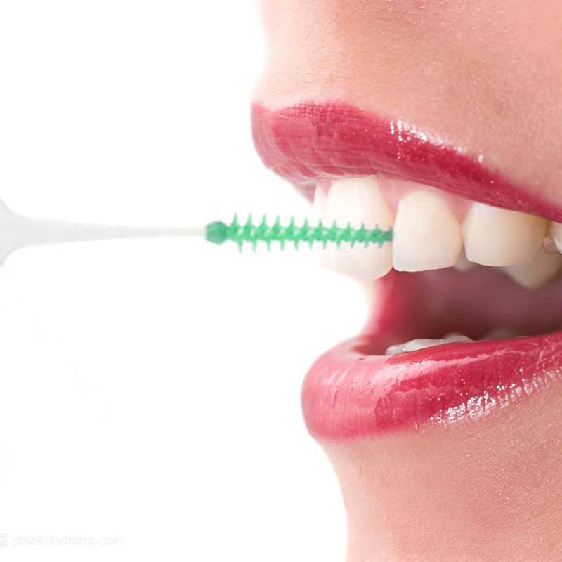 20pcs Interdental Floss Brushes Dental Teeth Oral Care Clean Soft Between Interdental Floss Brushes Massage Gums Toothpick