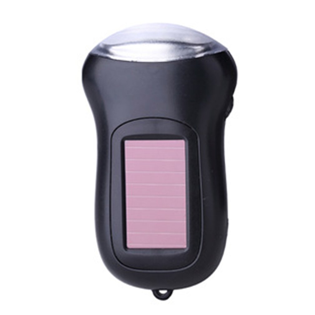 Mini 3 Led Zonne-energie Hand Crank Zaklamp Oplaadbare Led Emergency Tent Camping Zaklamp Draagbare Voor Buiten Gebruik: black