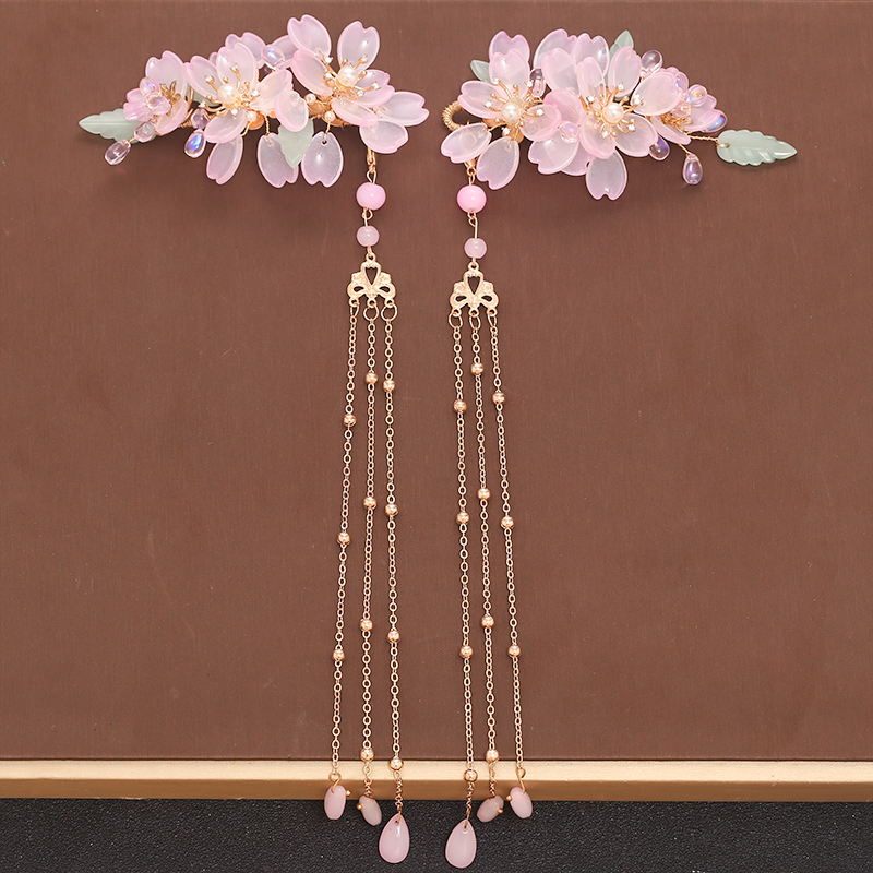 Han Chinese Kleding Accessoires Een Paar Hairclips Fringe Side Clip Haarspeld Antieke Haarspeld Hoofd Accessoires Oude Kostuum: 14