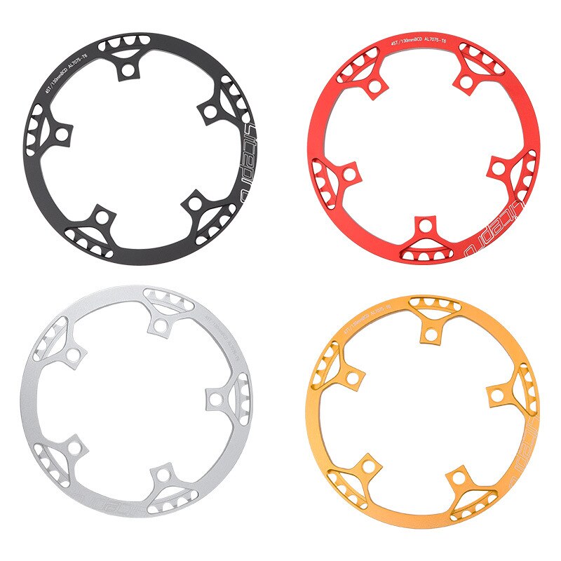 Litepro-Juego de platos y bielas para bicicleta, juego de bielas para bicis plegables 130 BCD BMX de una sola velocidad 130bcd 45 47 53 56T 58 T diente 1x Mtb