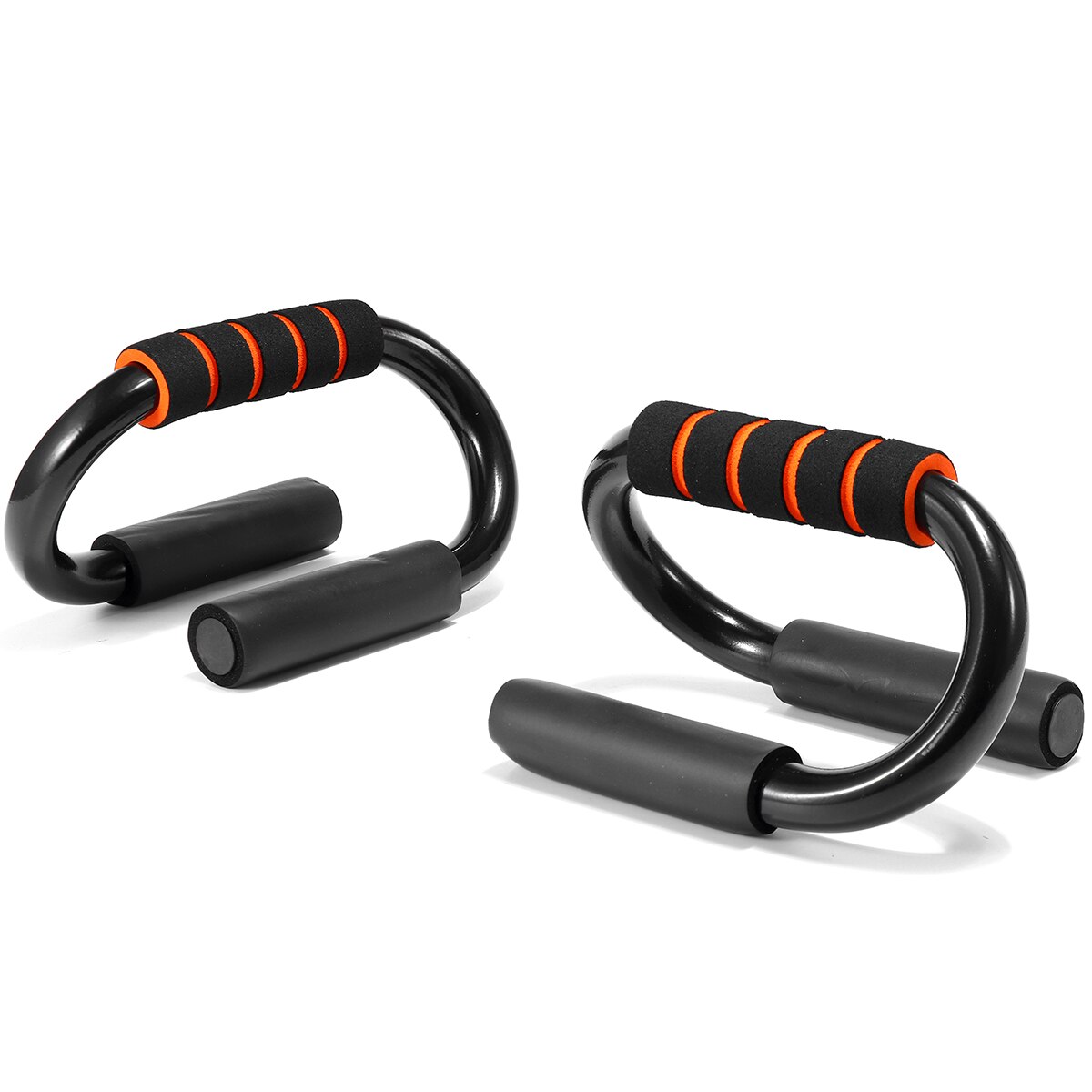 1 pair S Shape Push Up Stand Carbon steel Push-Ups Stands Bars Tool Voor Fitness Borst Training Apparatuur Exercise training