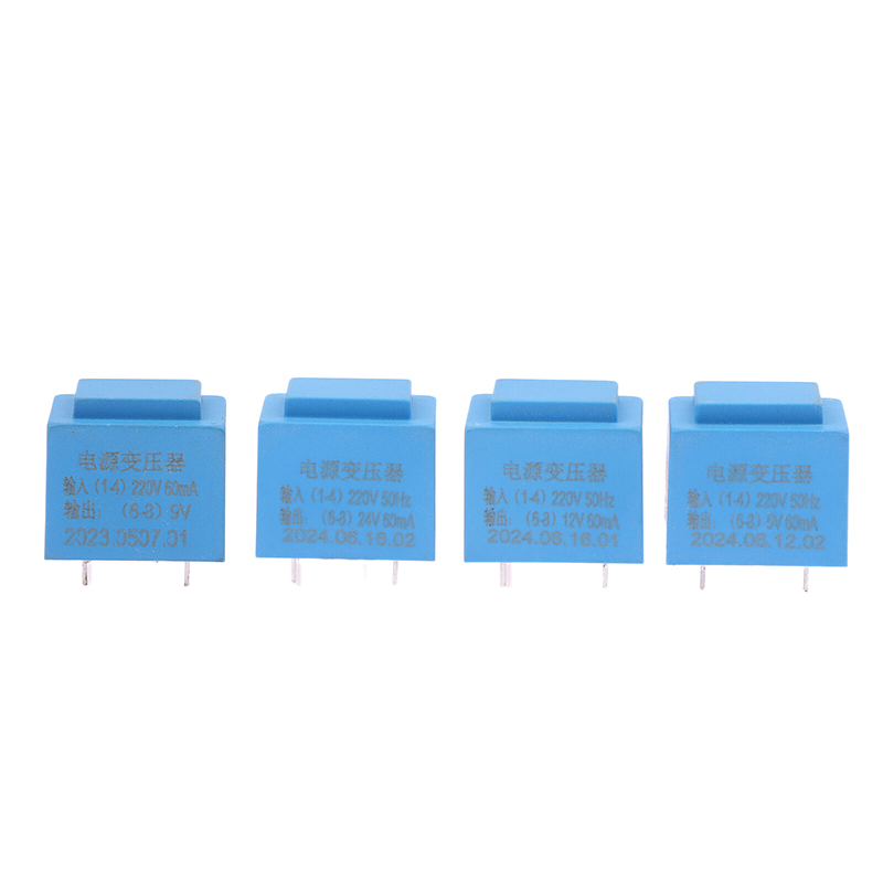 0,5 W 220 V bis 12 V Energie Mini versiegelter Stecker-in-Leiterplatte 4-poliger wasserdichter gekapselter Transformator