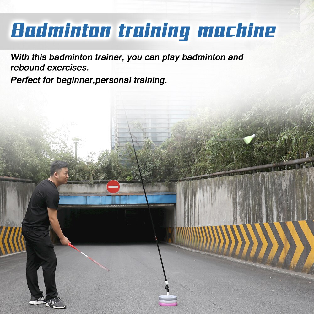 Stretch badminton sports træningsværktøj badminton træner robot øvelse selvstudie praksis maskine rebound