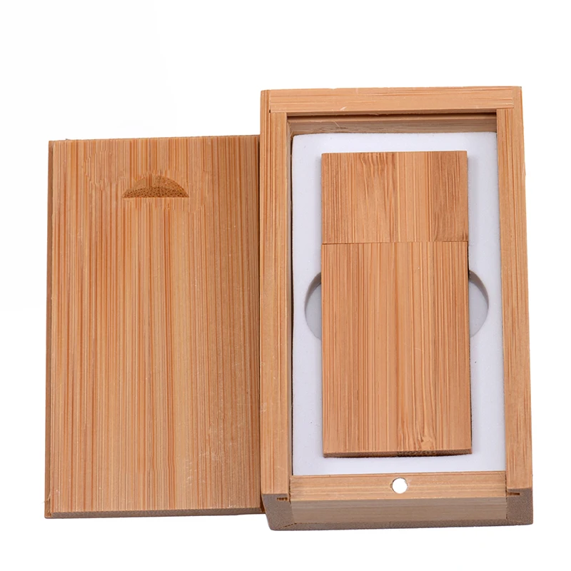 1 Uds. Unidades Flash USB con logotipo personalizado gratis, unidad colgante de bloque de madera de 64GB, unidad de bolígrafo de de boda de 32GB, memoria USB 2,0 de 16GB, 8GB, 4GB
