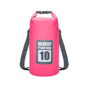 5L/10L/15L/20L draussen Sport PVC Wasserdichte Lagerung Trocken Tasche Für Kanu Kajak Rafting Schwimmen Reise Bausatz Sack Rucksack: Rosa 10L