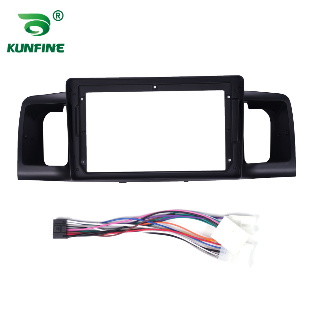 Car GPS Navigation Stereo For TOYOTA Rav4/CorollaVios/Hilux Radio Fascias Panel Frame Fit 2Din 9 inch In Dash headunit screen