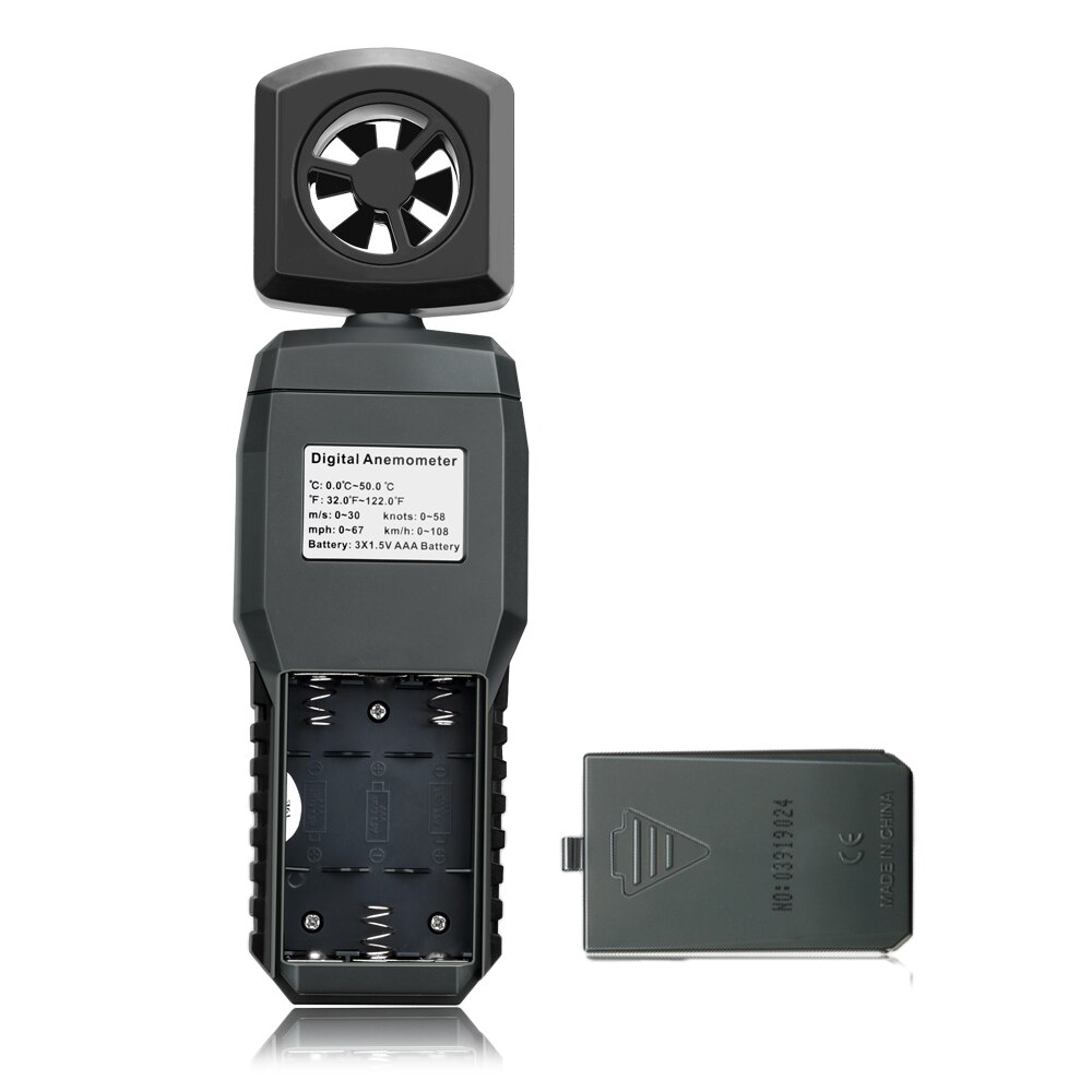 SMART SENSOR Wind Gauge ST9606 Draagbare Hand-Held Anemometer Wind Meter Wind Snelheid Meetinstrument