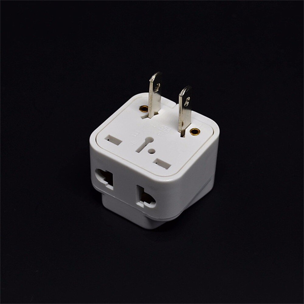 in Stock! 2 pin AC American USA Power Plug Adapter Travel Converter Australia UK USA EU