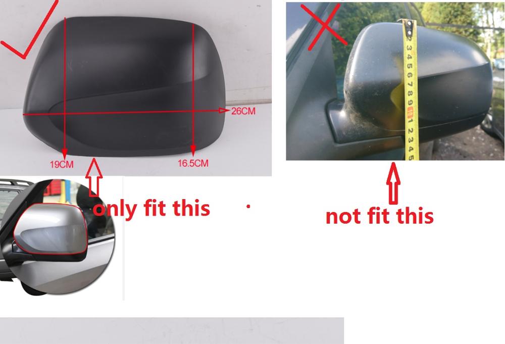 Capqx zijspiegelkap voor subaru forester achteruitkijkspiegelbehuizing, achteruitkijkspiegeldecoratiekap