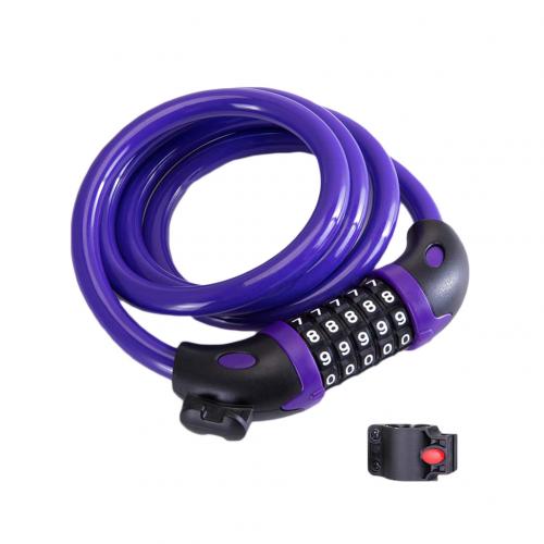 High Security Anti-Diefstal 5 Cijfercombinatie Staaldraad Bike Motor Code Lock Motorcycle Accessoires Exterieur Gespaard Onderdelen