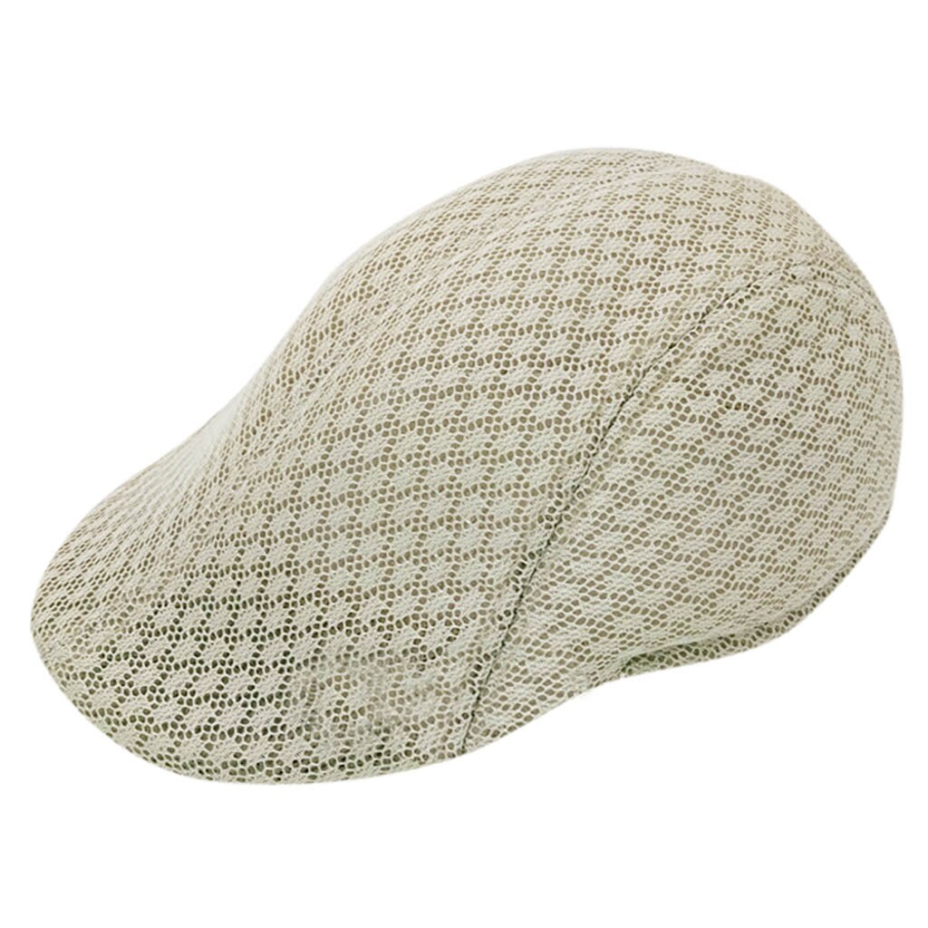 Gorros de lino para hombre y mujer, boinas de , sombrero con rejilla transpirable, cómodo, Otoño,: BG