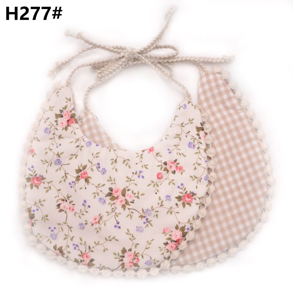 Peuter Baby Meisje Jongen Slabbetjes Handdoek Kids Diner Voeden Zachte Dubbeldeks Slabbetjes Burp Doeken: H277