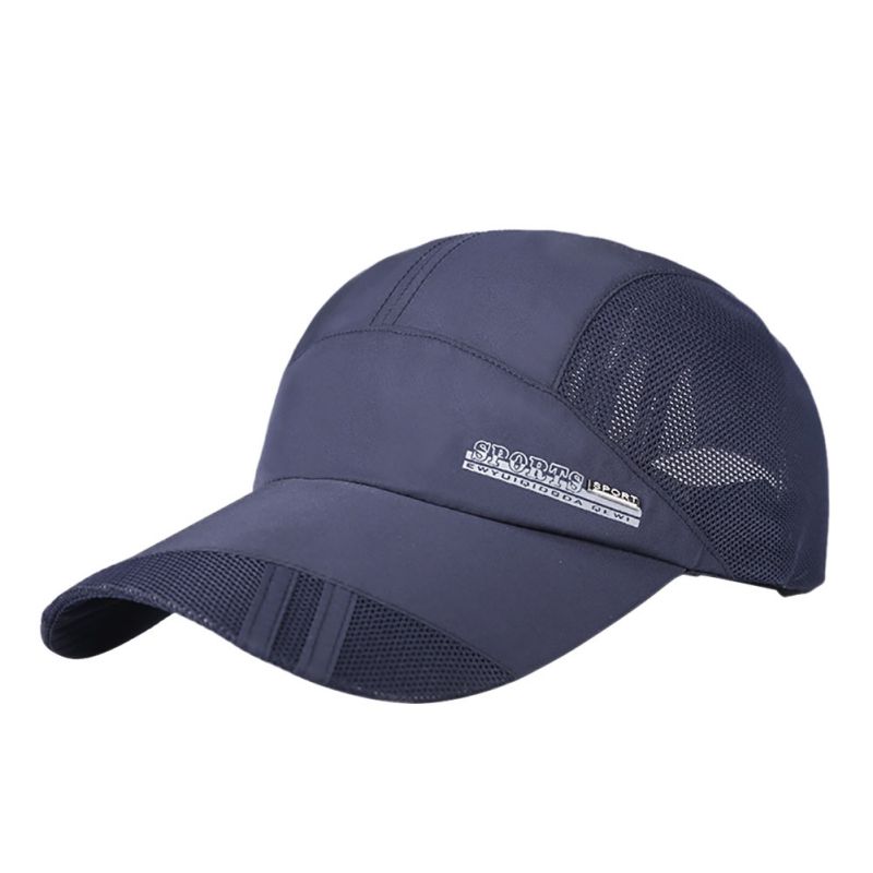 Hoed Cap Mannen Snel Droog Sport Hoed Verstelbare Pet Chapeu Brief Mesh Mannen Caps Voor Running Wandelen