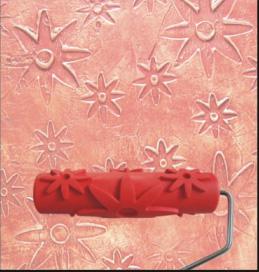 7 Inch Decorative Paint Roller Pattern Embossed Texture Painting Tools for Wall Airless Pintura Machine Household Brush Rubber: EG131T