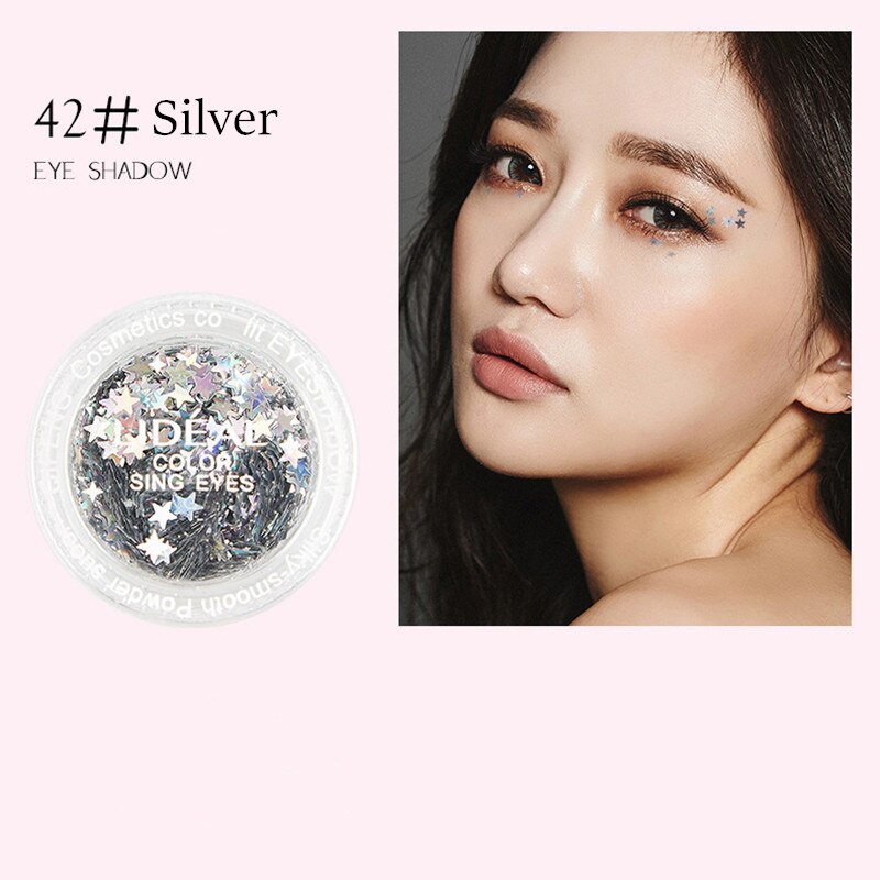 Flerfärgad diamant glitter ögonmakeup kind nagelkonst dekoration paljetter hud highlighter ansikte festival smink kosmetika tslm 1: 05