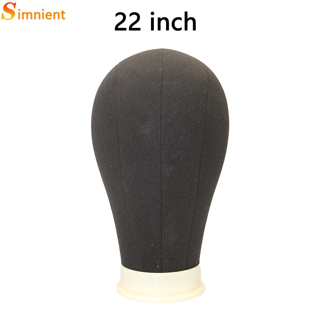 Training Mannequin Hoofd Canvas Hoofd Display Styling Mannequin Mannequin Hoofd Pruik Stand Gratis Krijgen T Naald Houder: 22Black