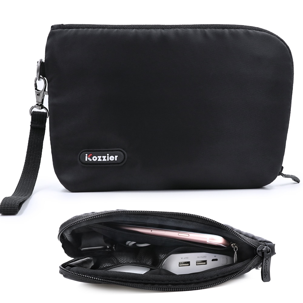 iCozzier Portable Power Supply Storage Bag Digital Cable, data line storage bags headphone bag outdoor travel organizer