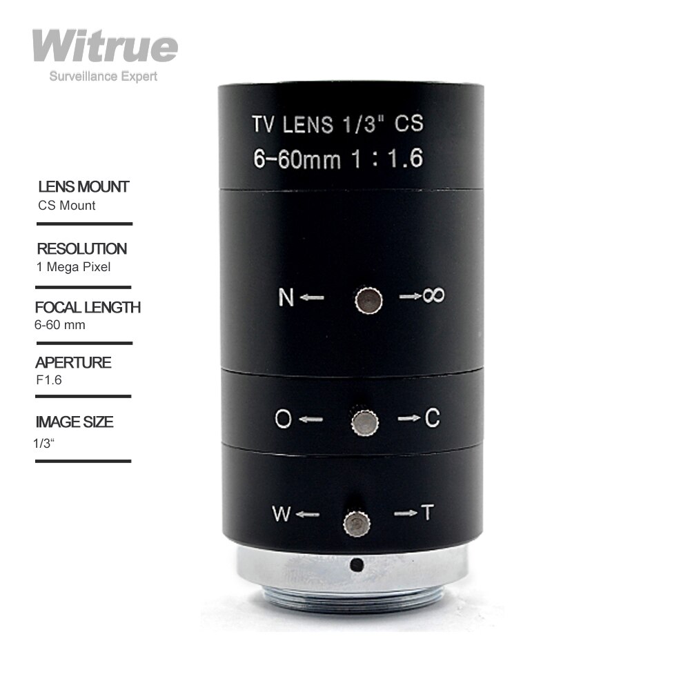 Sonew 10 MP C-Mount Objektiv – 75 Mm Brennweite, Manueller Fokus & Blende, Für Industriekameras