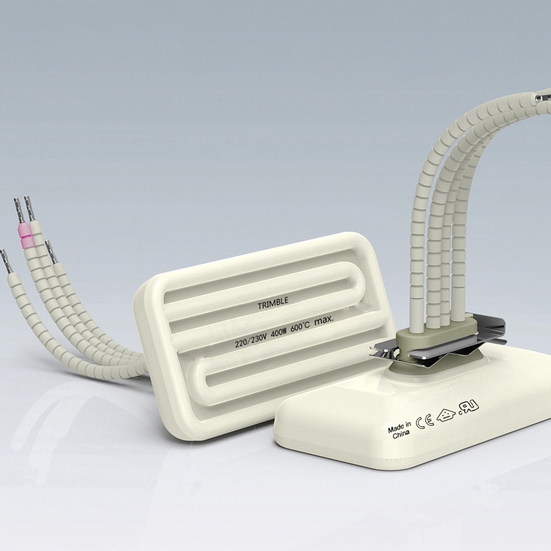 Custom Vacuum Ceramic Heating Plate 140X160mm Far Infrared Ceramic Heating Brick Heating Plate Heater