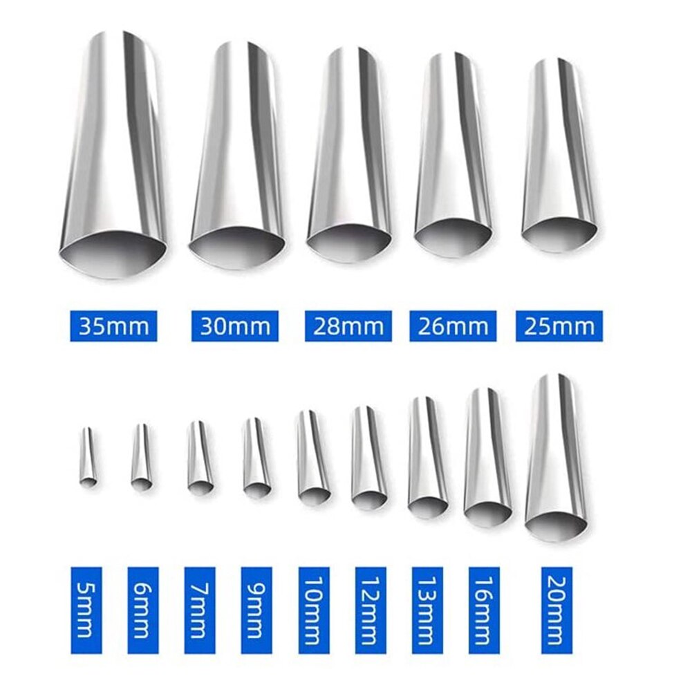 19 in 1 Stainless Steel Caulking Finisher Caulk Nozzle Applicator Set Silicone Sealant Finishing Tools Kit for Kitchen Bathroom