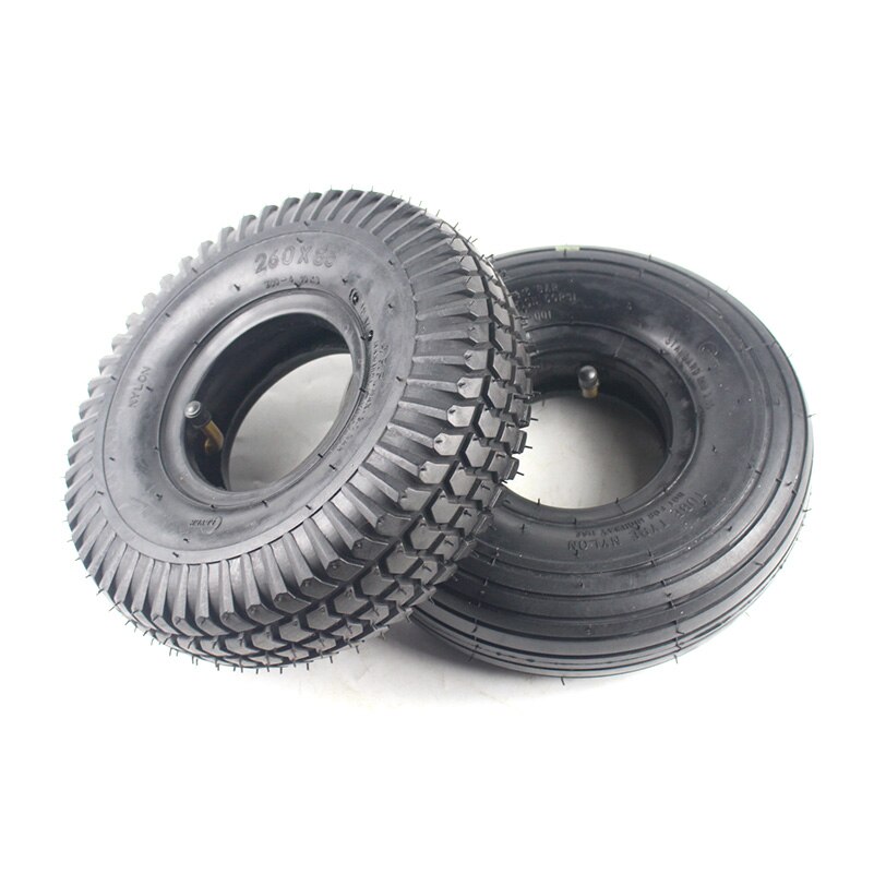 260x85 Tire and Inner Tube 3.00-4 (10&quot;x3&quot;, 260*85) for Knobby Scooter, ATV and Go Kart Tire and Tube Motor Tyre