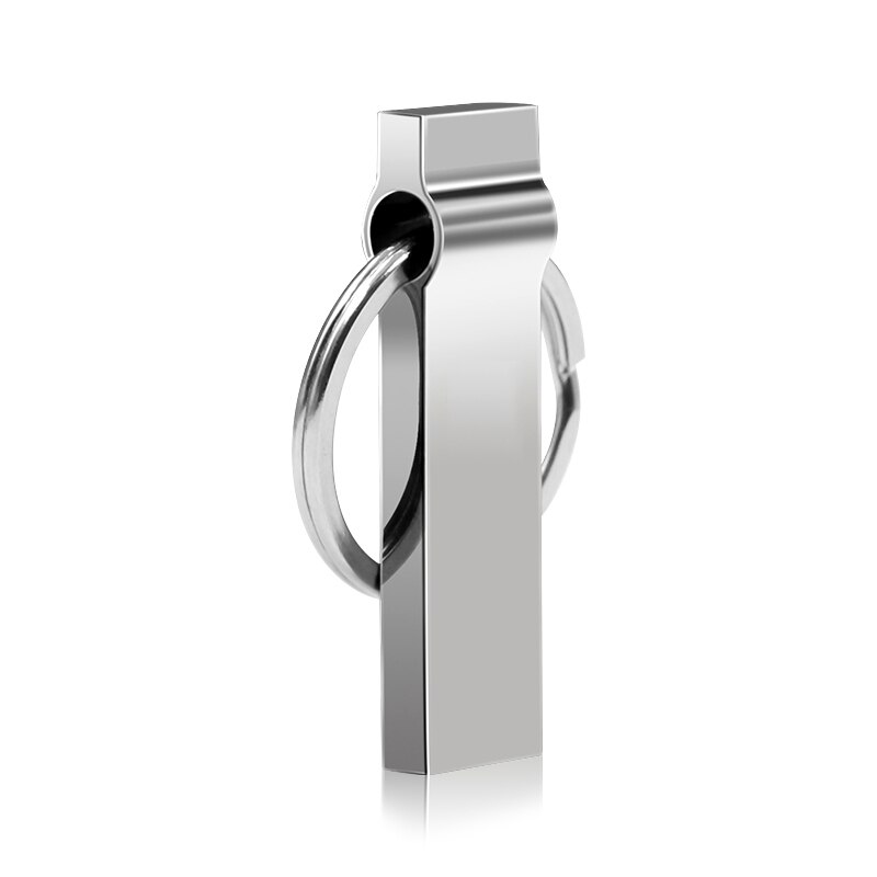 Pen Drive 128GB USB Flash Drive 64GB 32GB 16GB 8GB di Memoria Flash USB Pendrive USB bastone 64 gb 256 gb cle usb dispositivi di storage su disco: 128GB / Argento