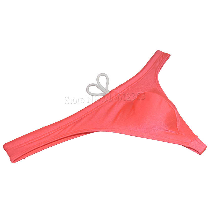 Herren Badeanzug Slips Bade bekleidung Surf Shorts verstellbare Tankini Kordel zug & Double Layer glänzenden Stoff