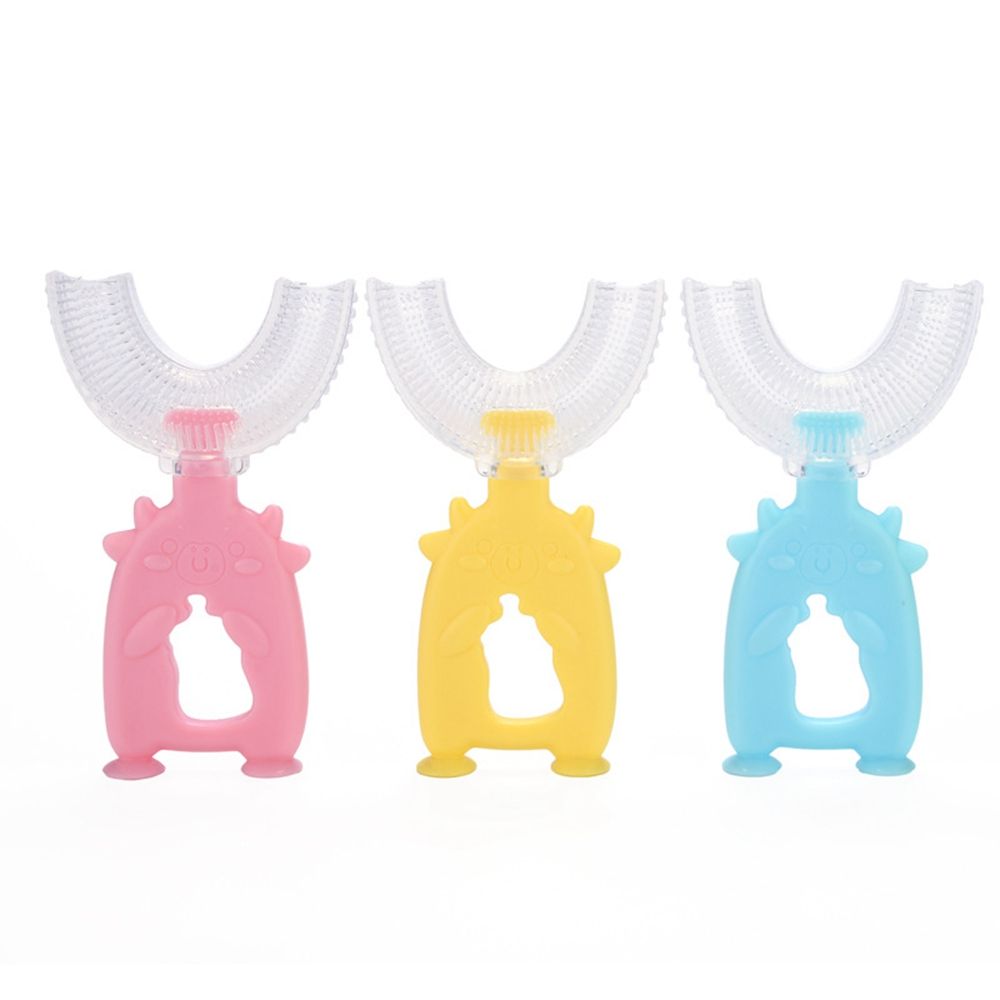360 ° Reiniging 2-8 Jaar Oude Peuter Kinderen Tanden Reinigen Borstels U-Vorm Tandenborstels Oral Care Kids tandenborstels