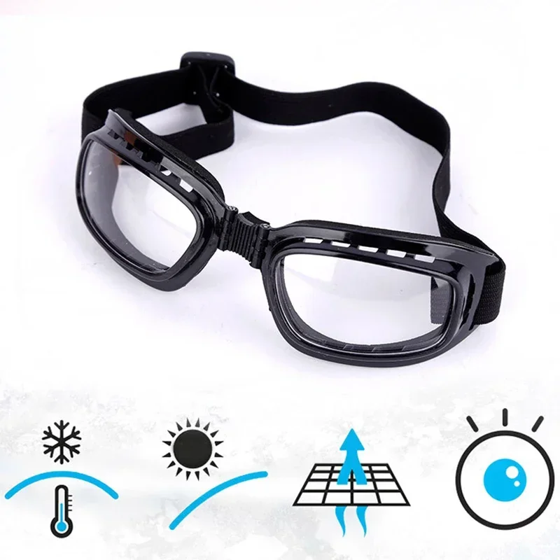 draussen-Sport Reiten Sonnenbrille Klapp Sonnenbrille Motorrad Brille Ski Brille Windschutzscheibe Brille Jahrgang Windschutzscheibe Brille