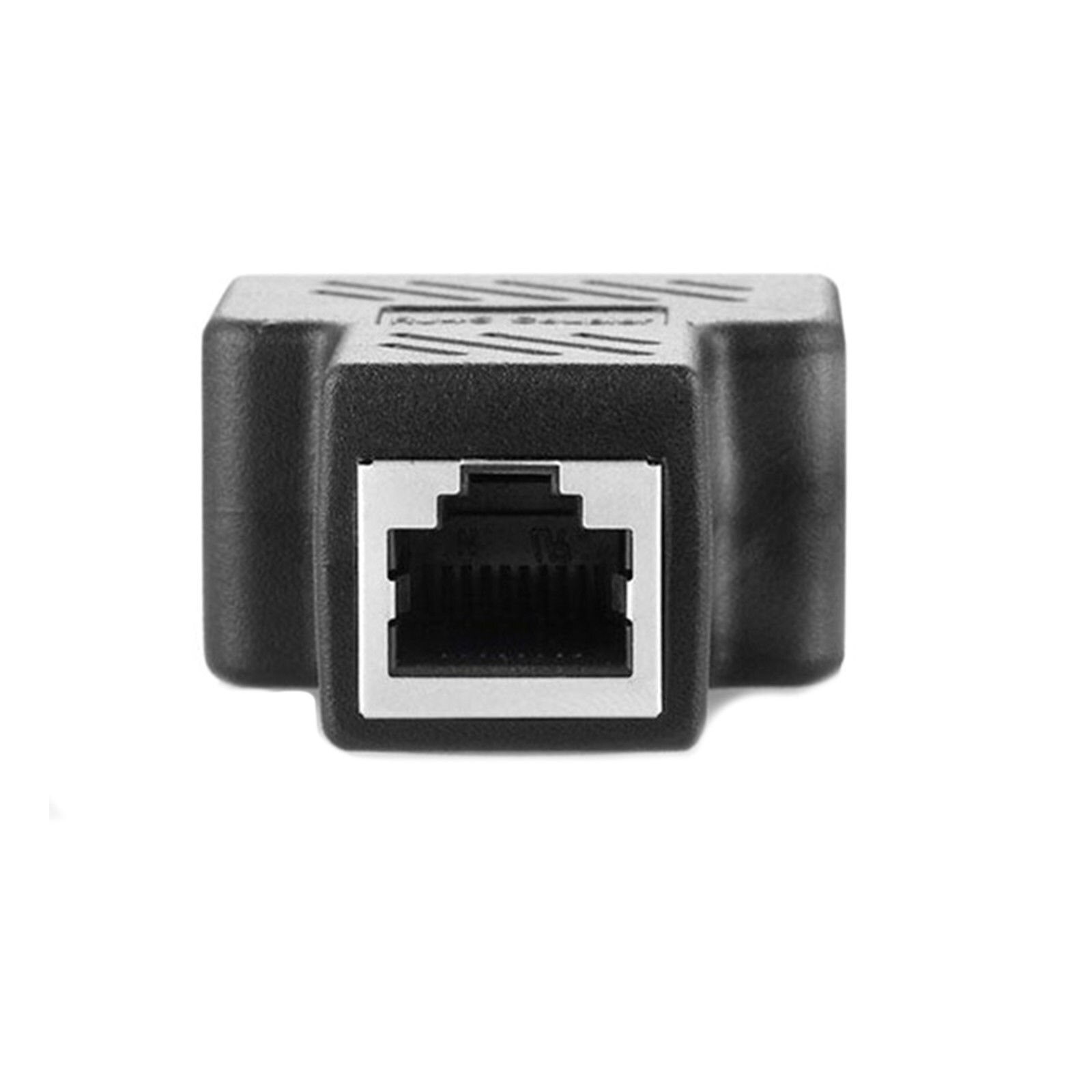 RJ45 Cat7/6/5e Coupler Connector Y Splitter Network LAN Cable Extender Adapter for Ethernet Cable