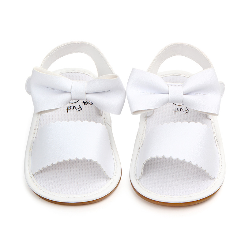 Pasgeboren Baby Meisjes Baby Schoenen Zomer Strik Sandalen Crib Zool Schoenen Prewalker Klompen Peuters Casual Schoenen 0-18 M