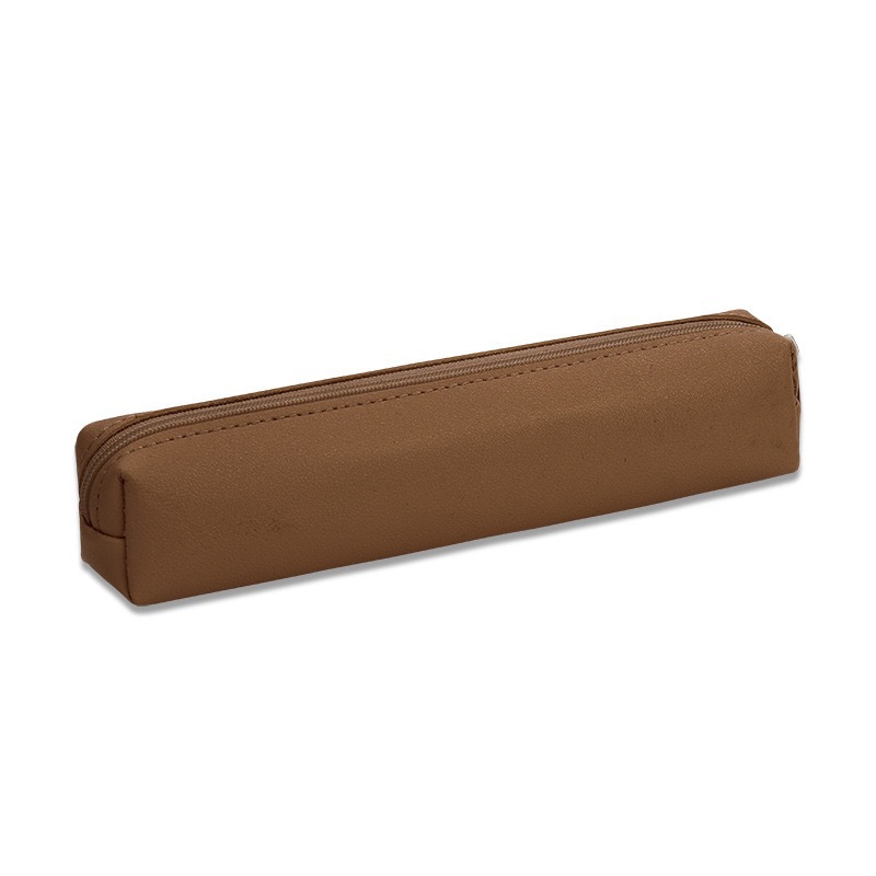 1 PC Mini draagbare potlood-make-uptas Premium kunstleer Multifunctionele opbergtas Modieus functioneel briefpapier Cosmetisch: Rood