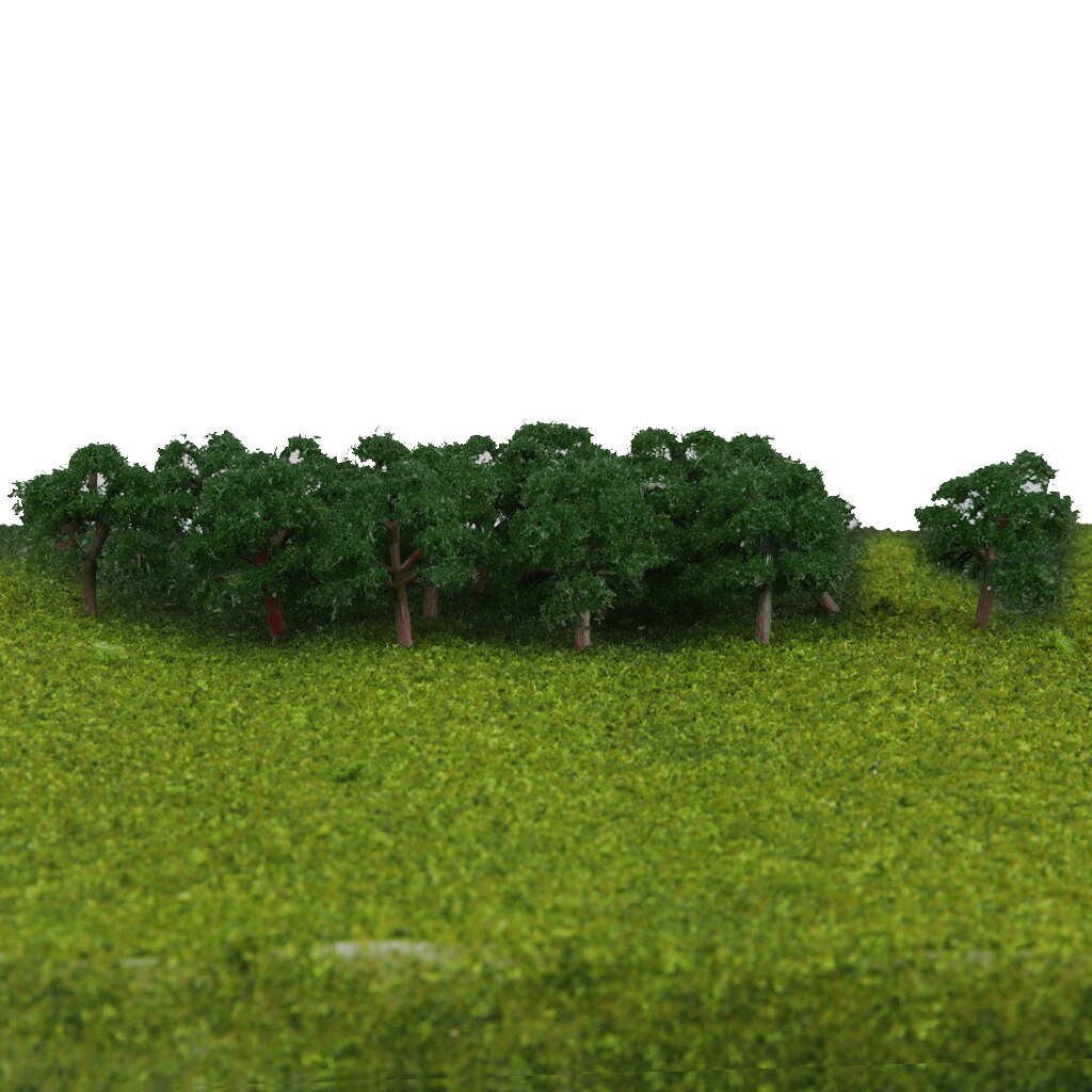 25pcs Plastic Model Tree, Forest Greenery Plants Z Gauge Building Park Garden Miniature Landscape Wargame Scenery Supplies