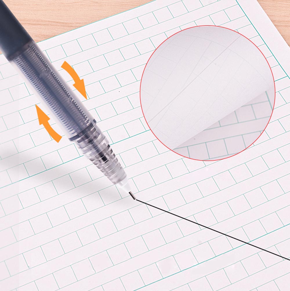 1 Pc Simple Style Straight Liquid Rollerball Pen 0.5mm Gel Pen Fluent 7 Color Writing Pilot High-grade Office Writing Stationery