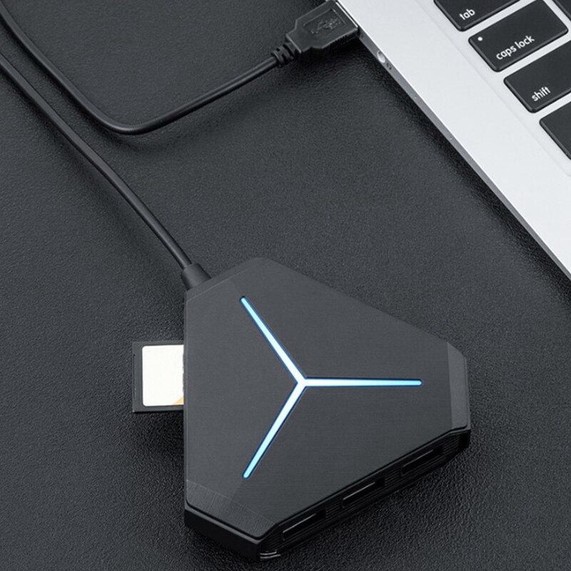 ICECOOREL Computer USB Splitter Konverter Multi-Interface Hub Set Linie USB High Speed Eine für Sechs Expander Kartenleser
