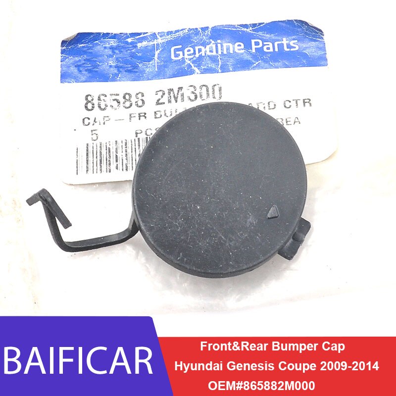 Baificar-parachoques delantero y trasero genuino para Hyundai Genesis Coupe, 865882M000, 86588-2M000,
