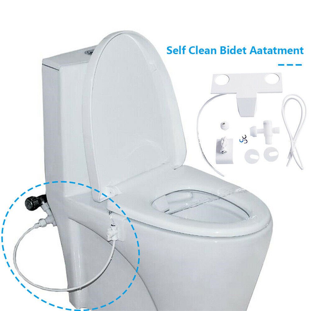 Bad bidet toalett ferskvann spray rent sete ikke-elektrisk kit vedlegg