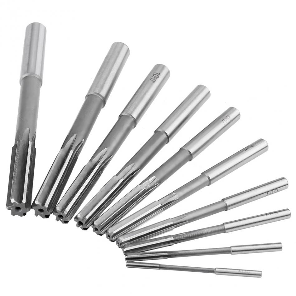 10 st hss  h7 raka räfflor brotschmaskin verktyg 3/4/5/6/7/8/9/10/11/12mm
