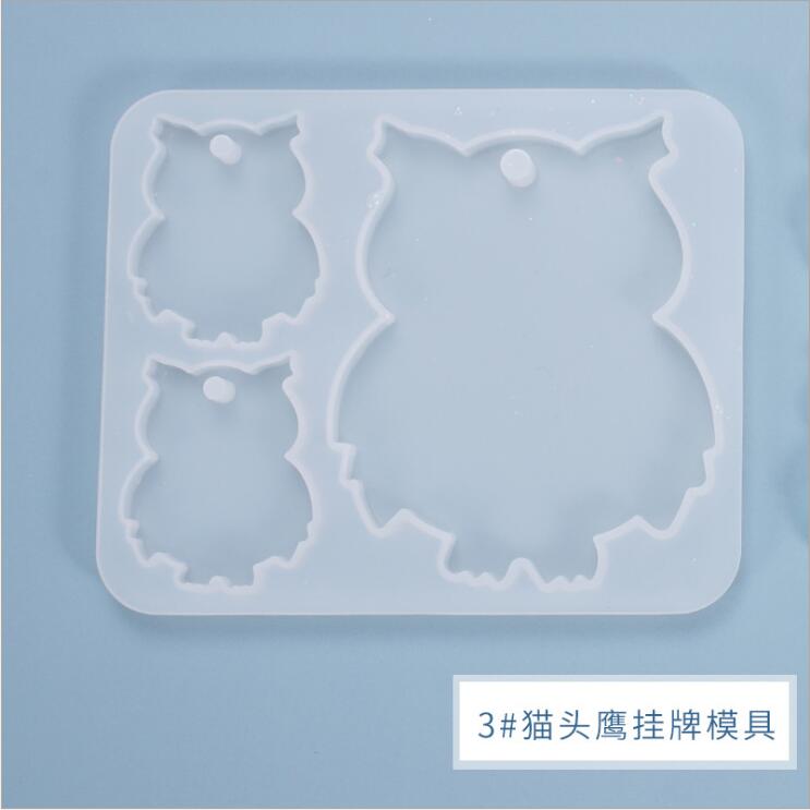 Transparent Silicone Mould Dried Flower Resin Decorative Craft DIY animal Pendant Mold epoxy resin molds for jewelry: 3