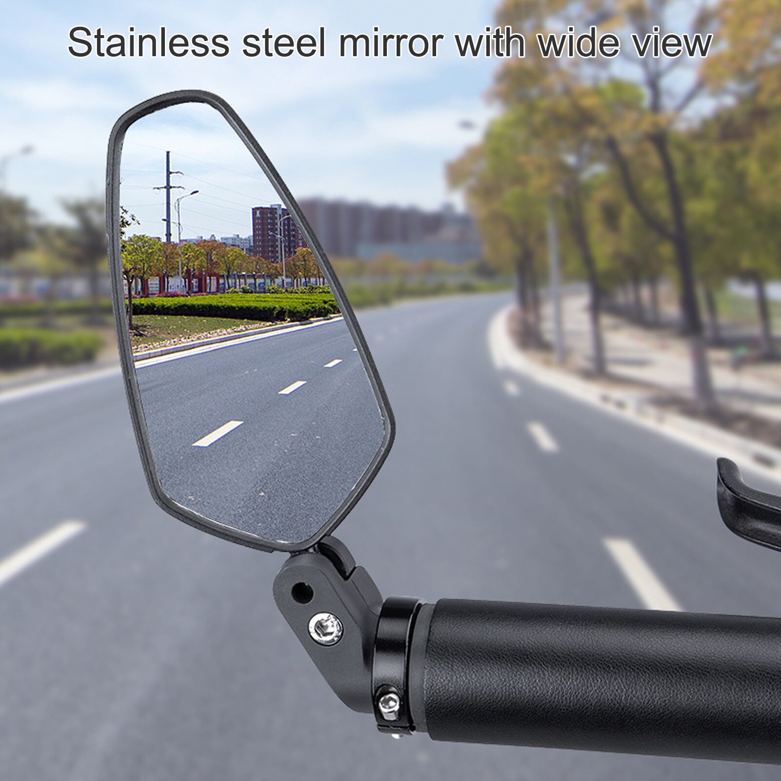 Espejo retrovisor ajustable para manillar de bicicleta de montaña, accesorios para ciclismo, plegable