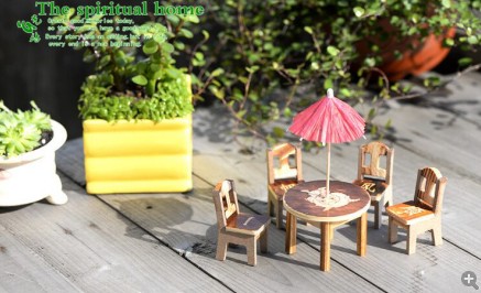 Gratis Mini Meubels houten Hout Ambachten Home Decoratie Tuin Decor Kinderspeelgoed