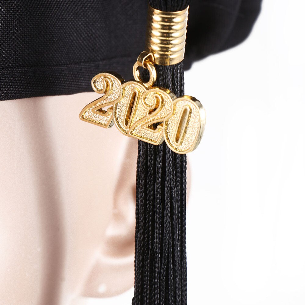 Czarny 2020 toga studencka i kutas czapka doktorancka ustawia licencjat płaszcz ukończenie szkoły szata przebranie na karnawał na ceremonia ukończenia szkoły